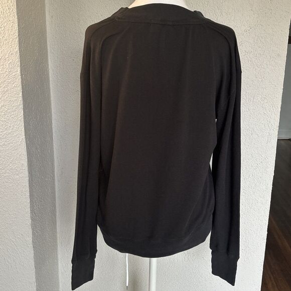 Rag & Bone V Neck Modal Oversized Sweatshirt Size XS - Picture 2 of 9